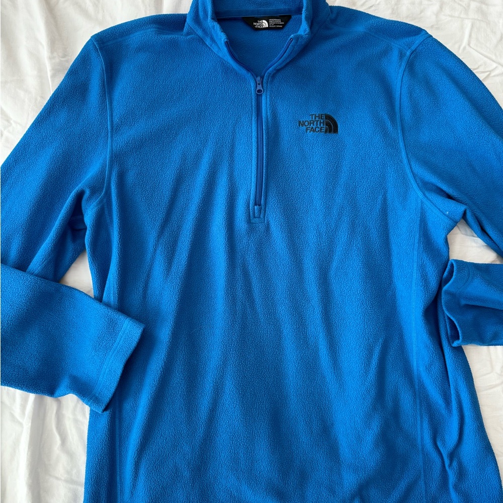 The North Face Men's Zip-Up Blue Sweater